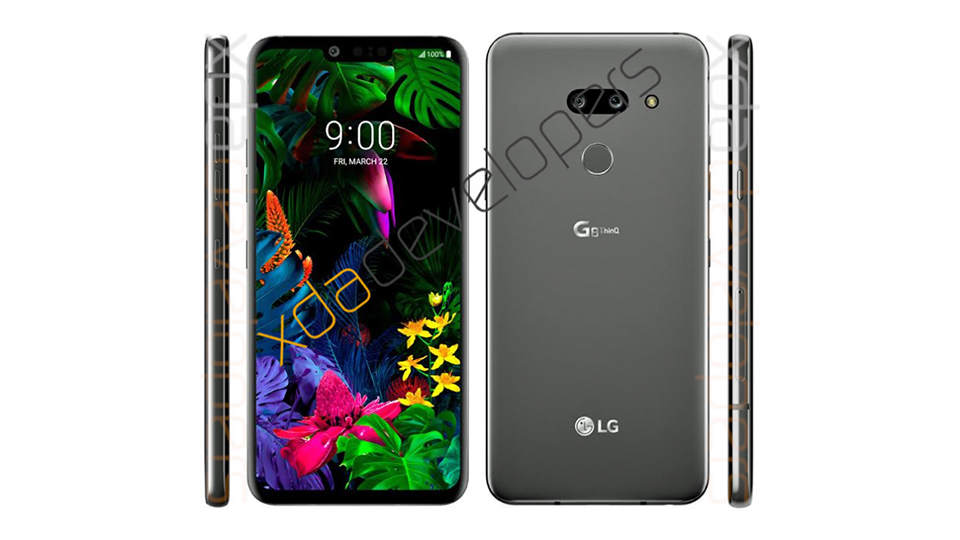 LG G8 ThinQ lộ ảnh render