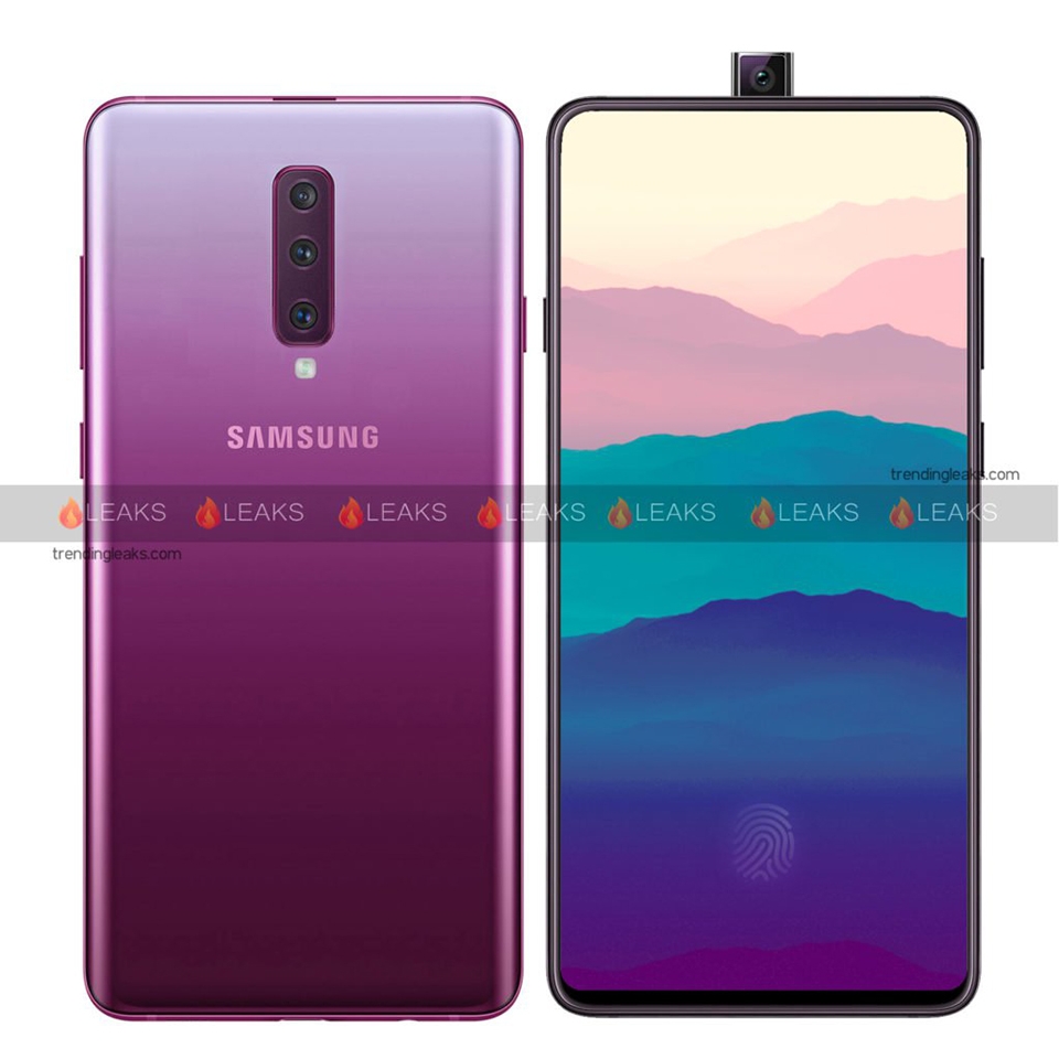Ảnh render Galaxy A90 Ảnh render Galaxy A90