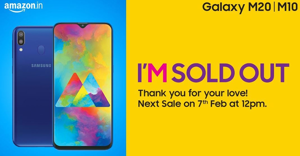 Galaxy M10 và M20 cháy hàng (ảnh 1) Galaxy M10 và M20 cháy hàng (ảnh 1)