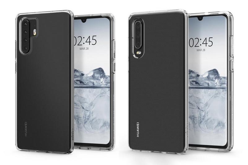 Huawei P30 & P30 Pro rò rỉ toàn bộ thiết kế với 4 camera, vân tay dưới màn hình