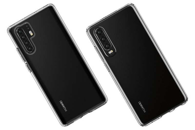 Huawei P30 & P30 Pro rò rỉ toàn bộ thiết kế với 4 camera, vân tay dưới màn hình