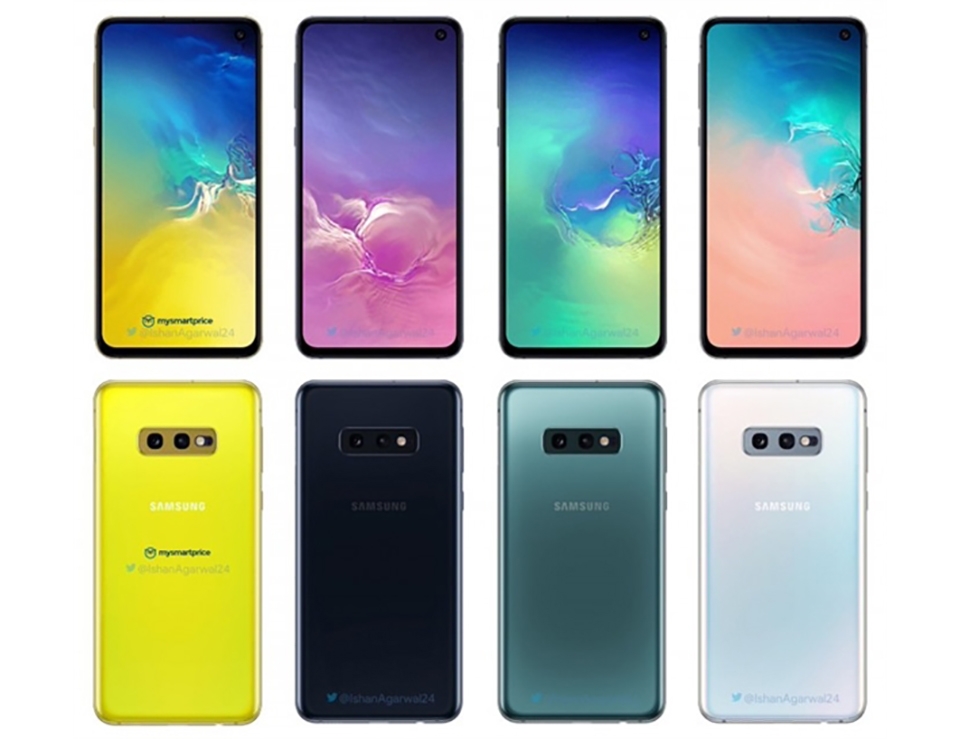 Các phiên bản màu sắc của Galaxy S10e Các phiên bản màu sắc của Galaxy S10e