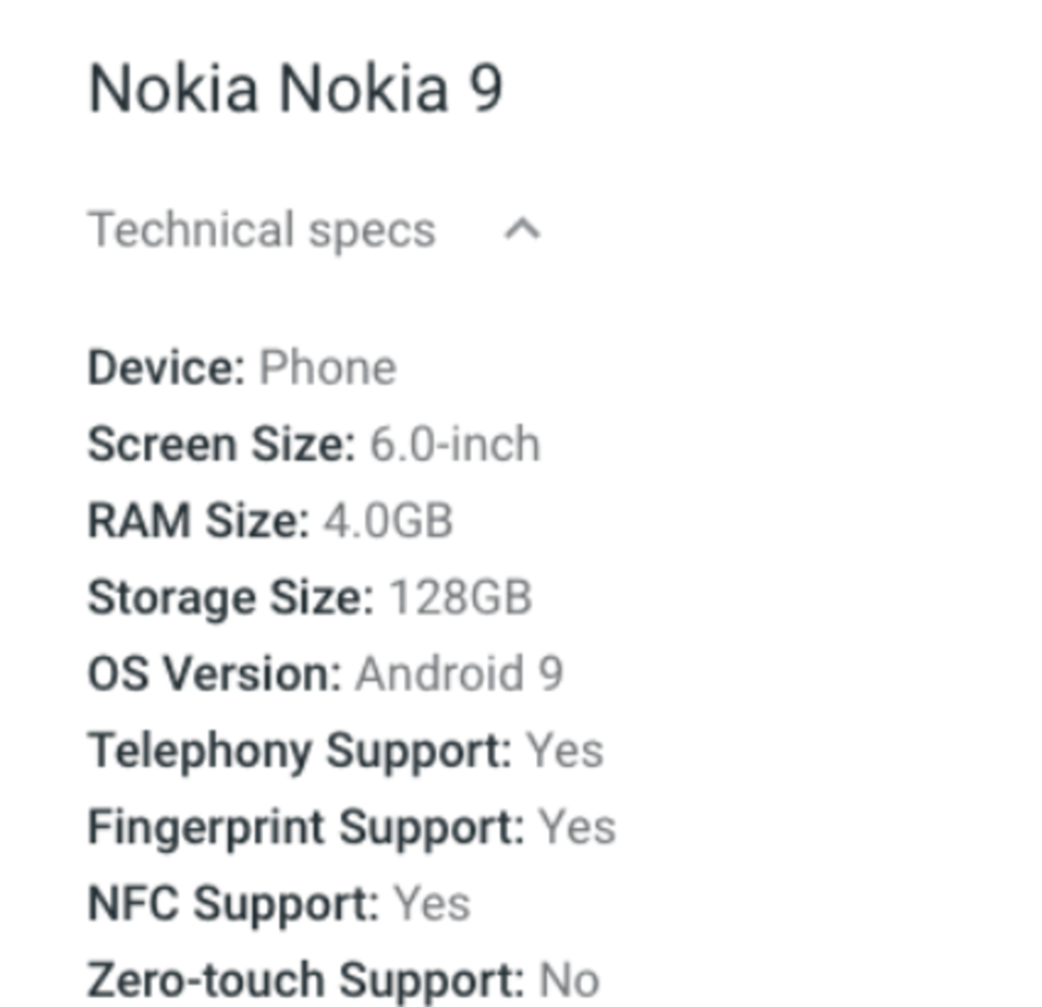 Nokia 9 PureView lộ ảnh kèm cấu hình (ảnh 2)
