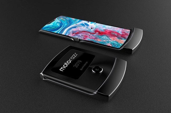 Ý tưởng Moto Razr hồi sinh với công nghệ màn hình gập 1