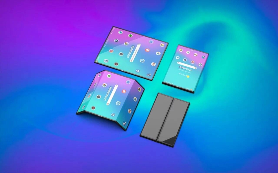 Ảnh render smartphone màn hình gập Xiaomi (ảnh 1)