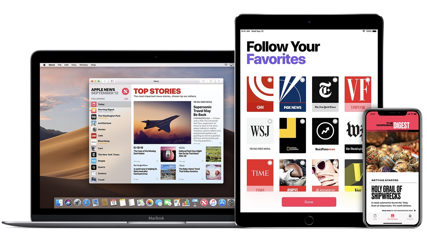 Apple chia cho các nhà xuất bản 50% doanh thu dịch vụ Tin tức