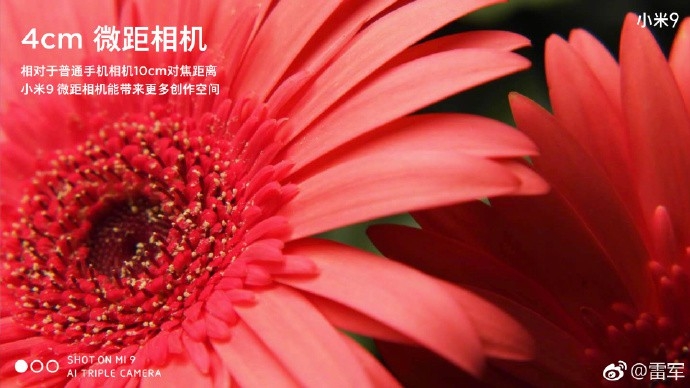 CEO Xiaomi xác nhận thông số kỹ thuật camera Mi 9 3
