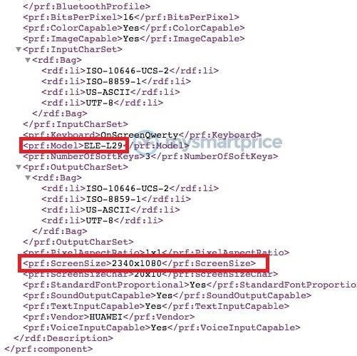 Huawei P30 và P30 Pro rò rỉ thông số cấu hình 5 Huawei P30 và P30 Pro rò rỉ thông số cấu hình 5