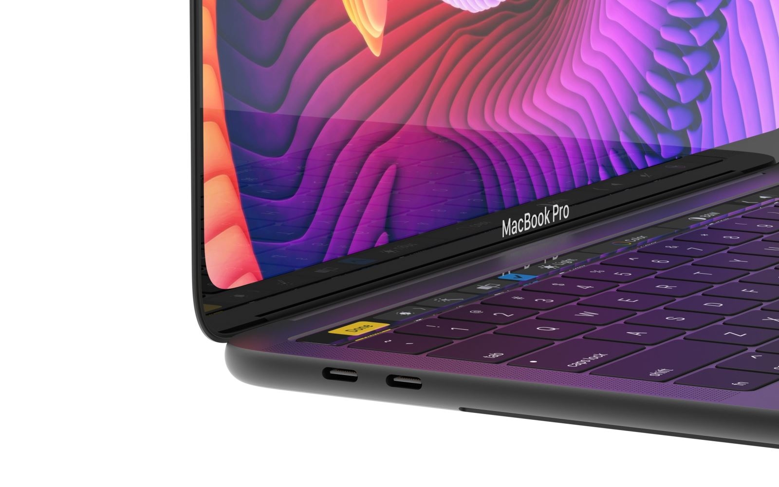 Xuất hiện mẫu MacBook Pro mới với màn hình OLED tràn cạnh, Face ID