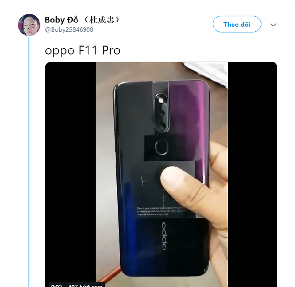 OPPO F11 Pro lộ video (ảnh 2)