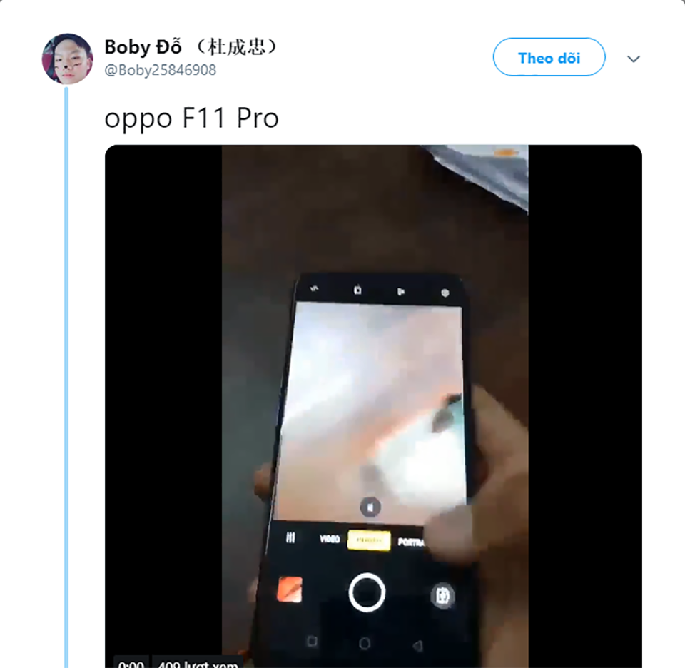 OPPO F11 Pro lộ video (ảnh 1) OPPO F11 Pro lộ video (ảnh 1)