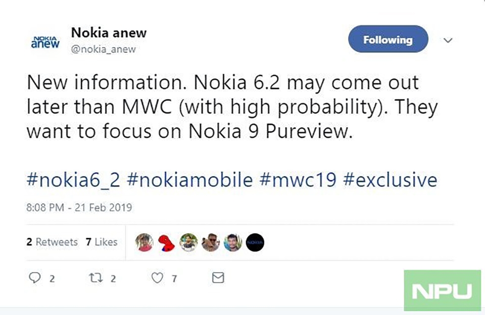 Nokia 6.2 có thể không ra mắt tại MWC 2019 Nokia 6.2 có thể không ra mắt tại MWC 2019