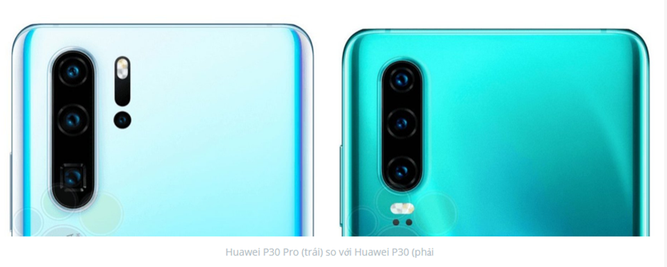 Thông tin Huawei P30 và P30 Pro (ảnh 3) Thông tin Huawei P30 và P30 Pro (ảnh 3)
