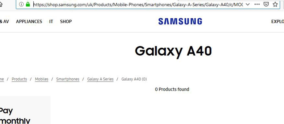 Galaxy A40