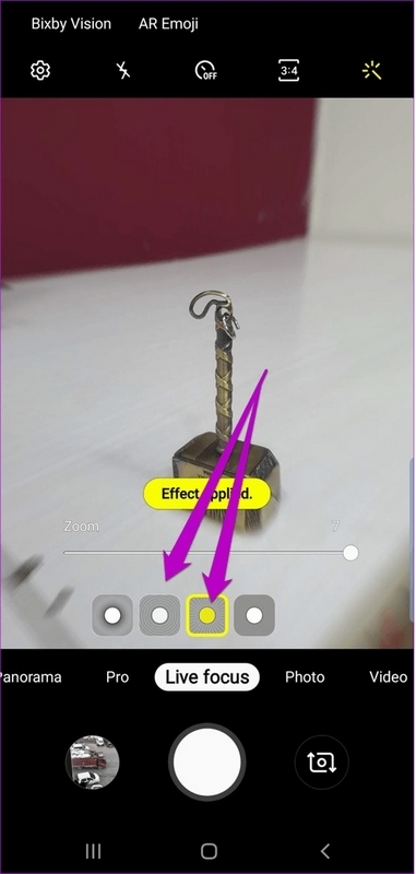 Chế độ Live Focus mới