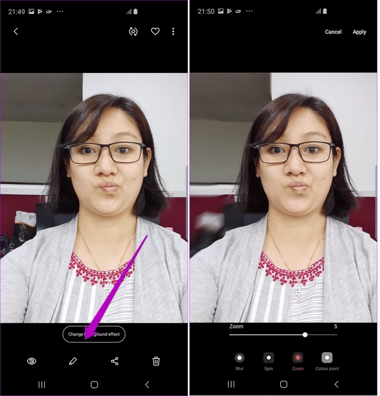 Chế độ Live Focus mới