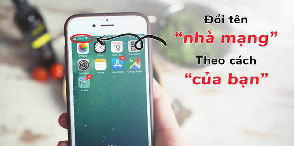 Đổi tên nhà mạng trên iOS 12 - iOS 12.1.2 trên iPhone không cần Jailbreak Đổi tên nhà mạng trên iOS 12 - iOS 12.1.2 trên iPhone không cần Jailbreak