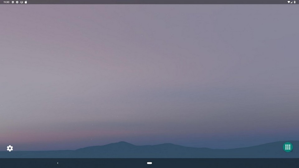 Giao diện Android Q chế độ desktop