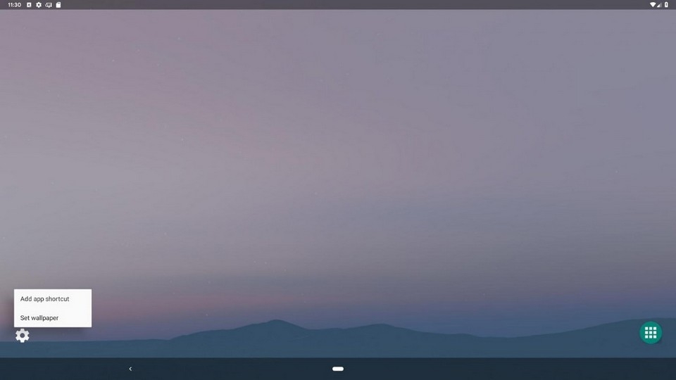 Giao diện Android Q chế độ desktop