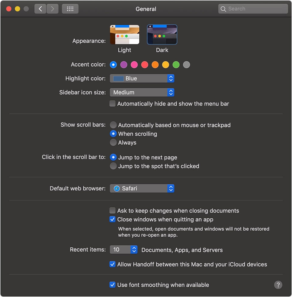 Cách sử dụng Dark Mode trên máy Mac của bạn Cách sử dụng Dark Mode trên máy Mac của bạn