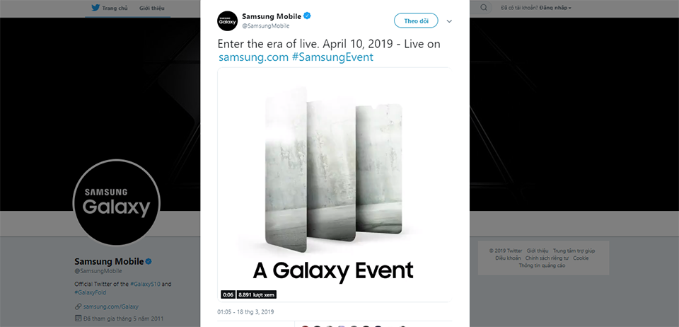 Samsung tung teaser nhá hàng Galaxy A90 ra mắt ngày 10/4