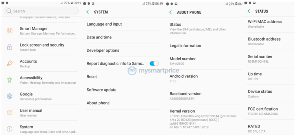 Galaxy A2 Core đạt chứng nhận FCC (ảnh 2)