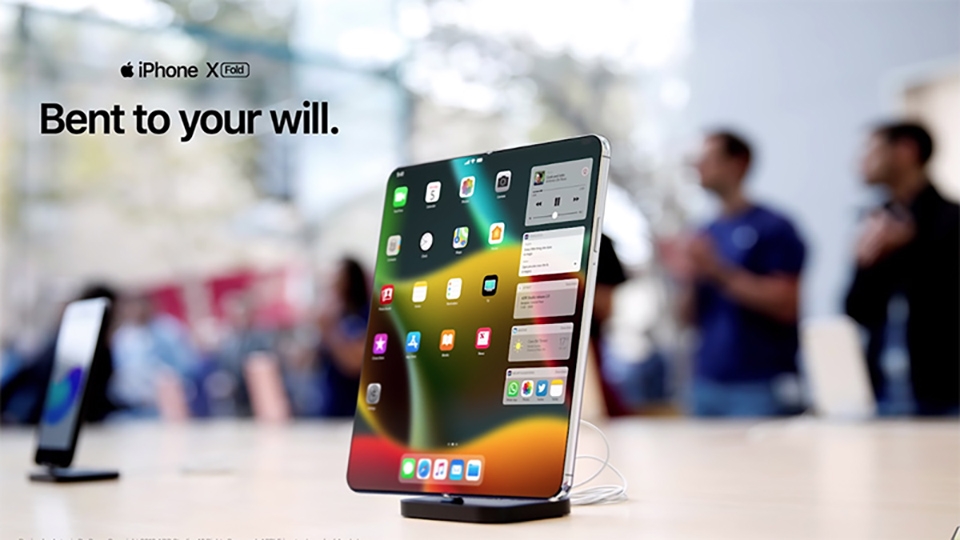 Concept iPhone X Fold (ảnh 2) Concept iPhone X Fold (ảnh 2)