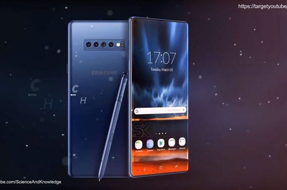 Concept Galaxy Note 10 (ảnh 1) Concept Galaxy Note 10 (ảnh 1)