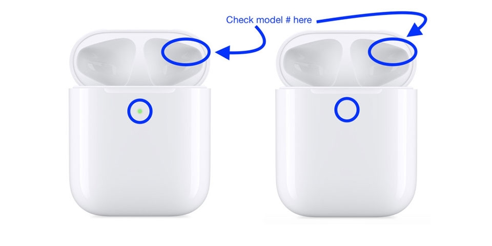 Cách kiểm tra kiểu máy AirPods và hộp sạc Cách kiểm tra kiểu máy AirPods và hộp sạc