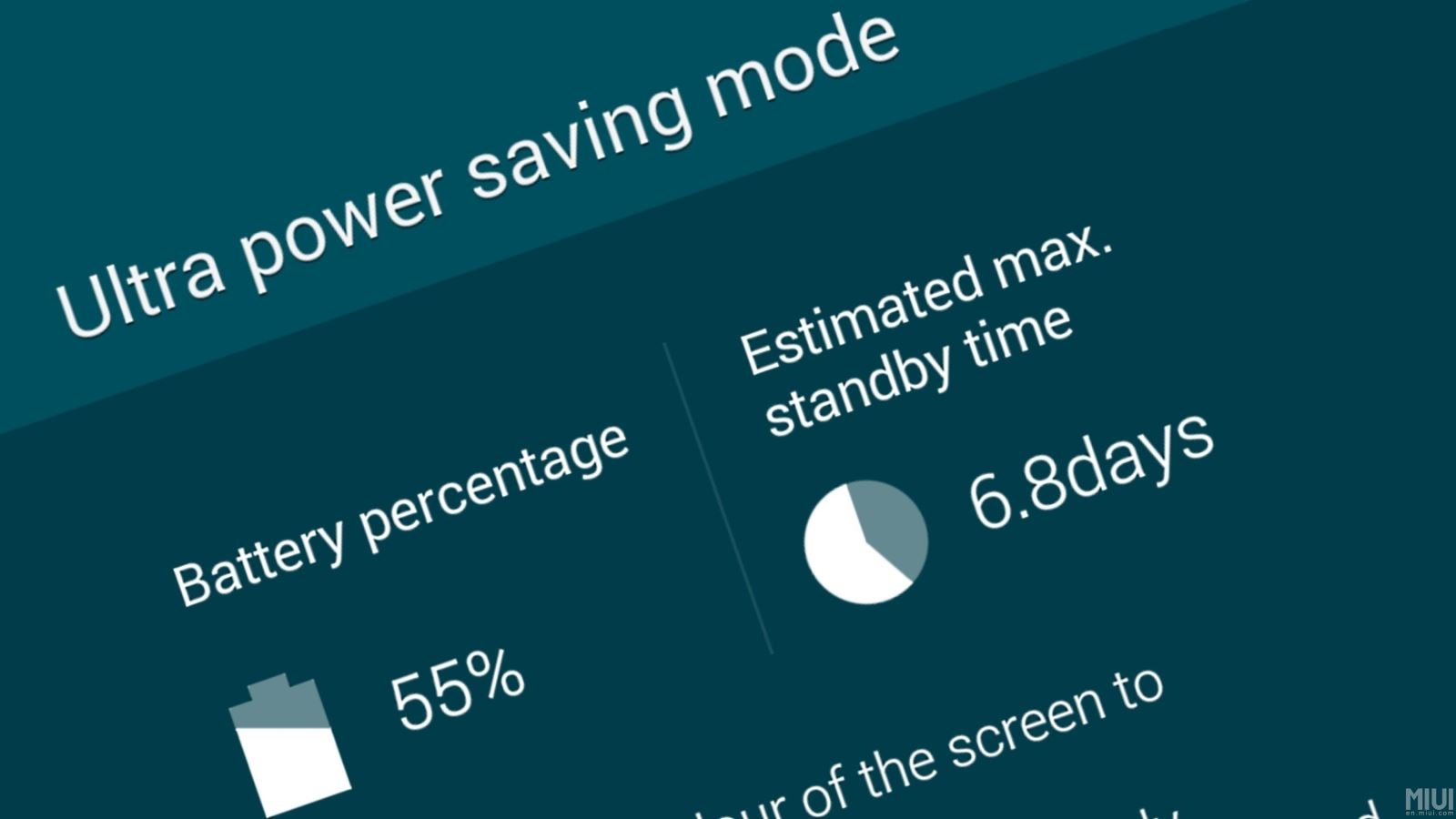 Ultra Power Saving Mode
