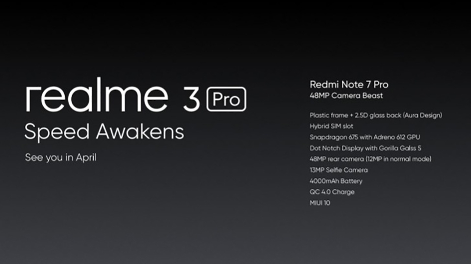 Rò rỉ thông tin Realme 3 Pro (ảnh 1) Rò rỉ thông tin Realme 3 Pro (ảnh 1)