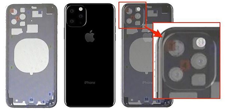 Cụm 3 camera sau của iPhone 2019 (ảnh 2) Cụm 3 camera sau của iPhone 2019 (ảnh 2)