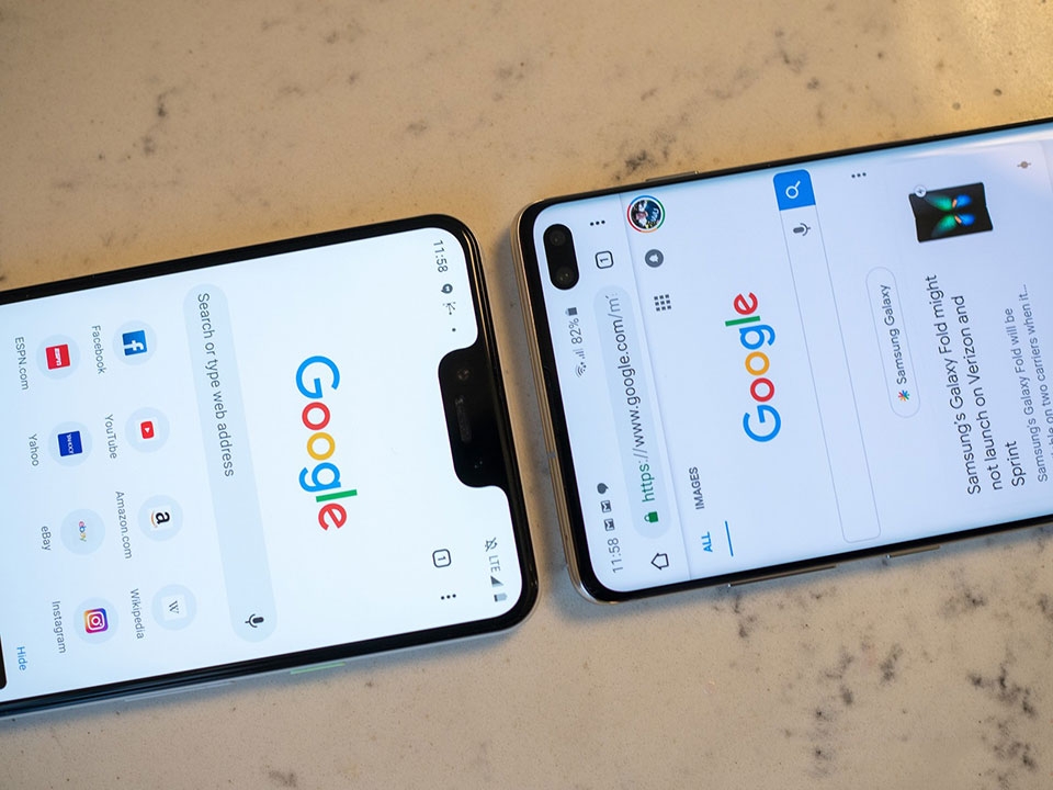 Samsung Galaxy S10 Plus và Pixel 3 XL