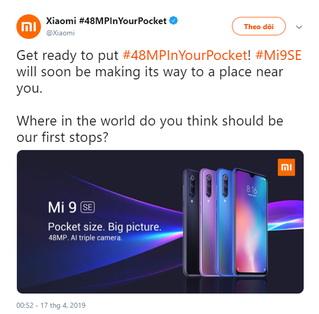 Xiaomi Mi 9 SE