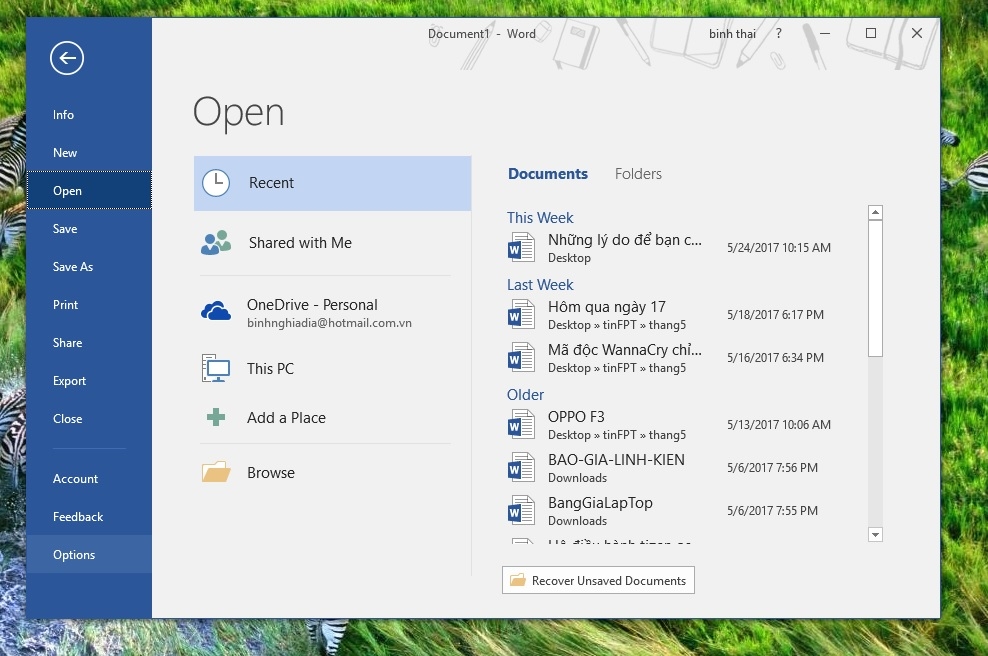 Microsoft Office 2016: cách kích hoạt và những điều cần thiết lập sau khi cài đặt 5