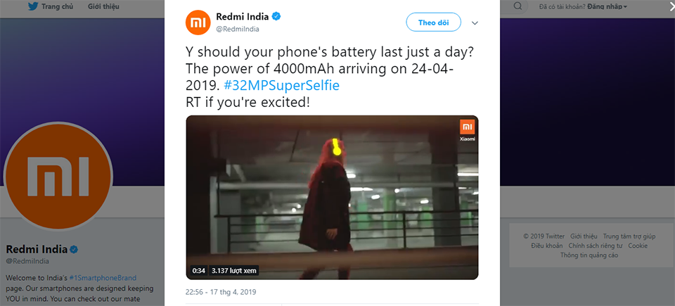 Redmi Y3 lộ video teaser (ảnh 1)