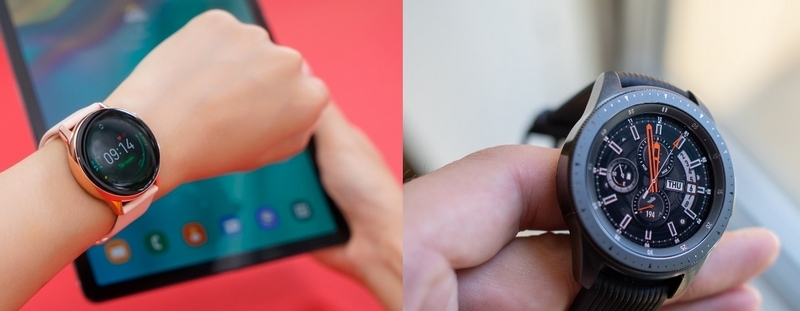 So sánh Galaxy Watch Active với Samsung Galaxy Watch