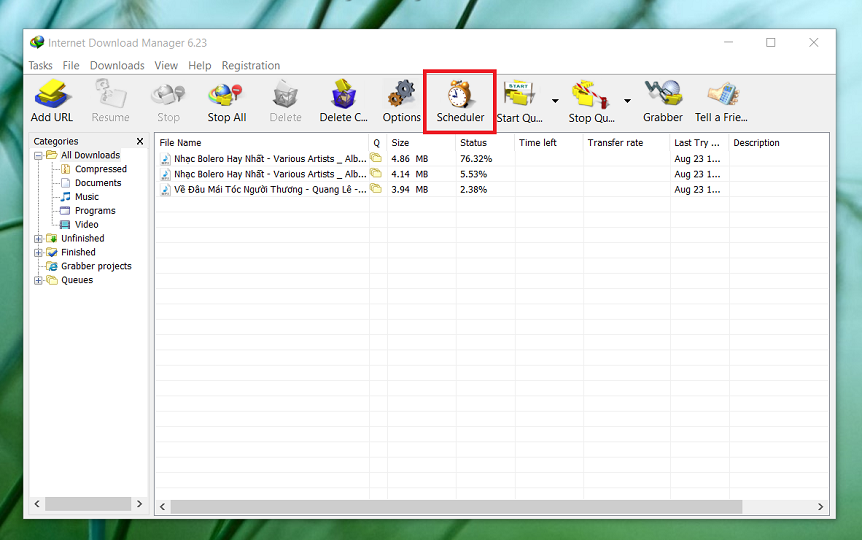 Mẹo download lần lượt và tăng tốc tối đa với Internet Download Manager 5