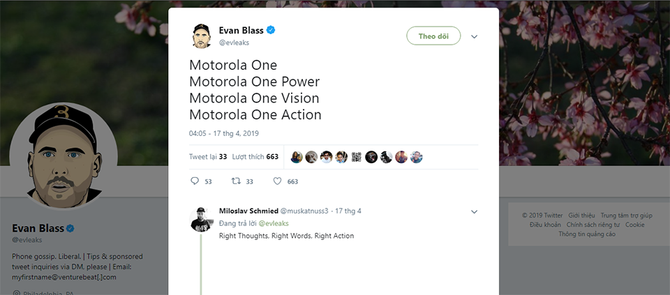 Moto One Vision ra mắt ngày 15/5 (ảnh 3) Moto One Vision ra mắt ngày 15/5 (ảnh 3)