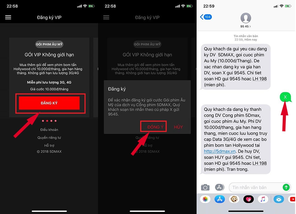 Xem phim bản quyền trên 5Dmax không giới hạn 3G/4G