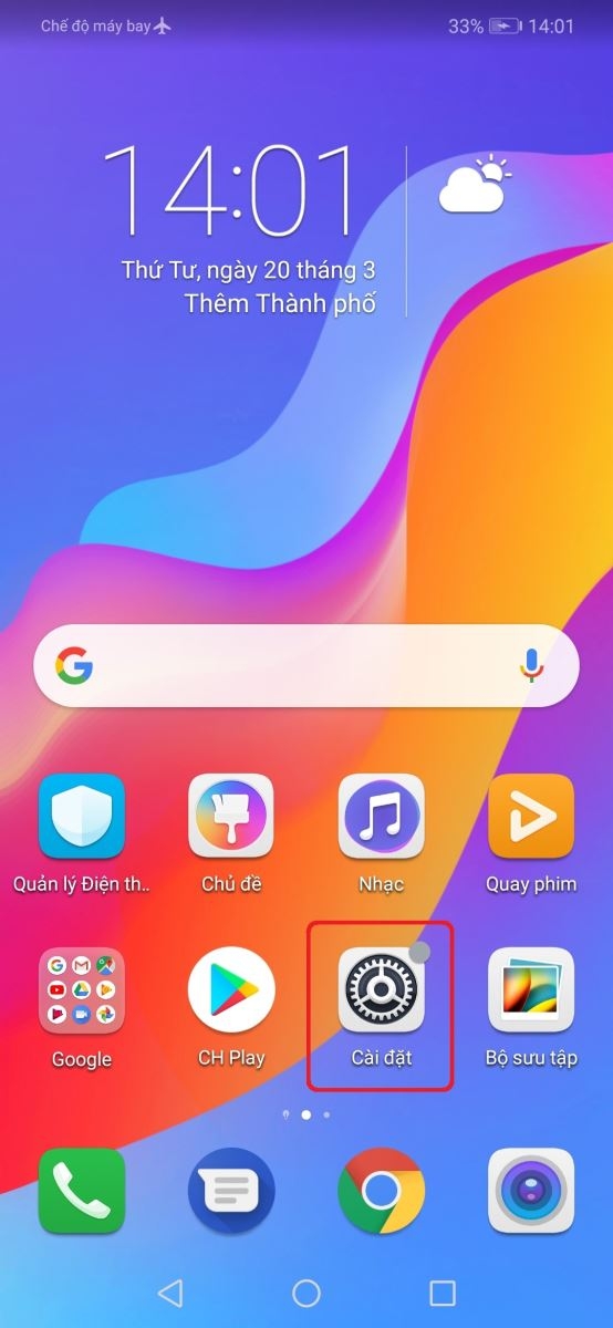 Hướng dẫn khôi phục cài đặt gốc trên Honor Play 1