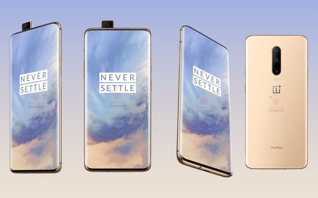 Những hình ảnh render cho thấy phiên bản màu Almond rất sang trọng của OnePlus 7 Pro (ảnh 1)