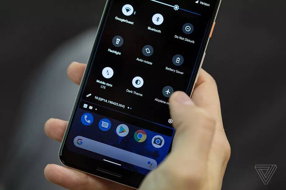 Android Q có chế độ Dark Theme