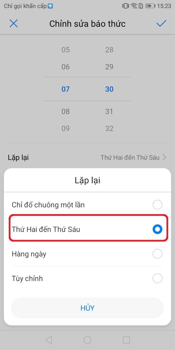 Hướng dẫn tạo báo thức trên Huawei Y6 Prime  5