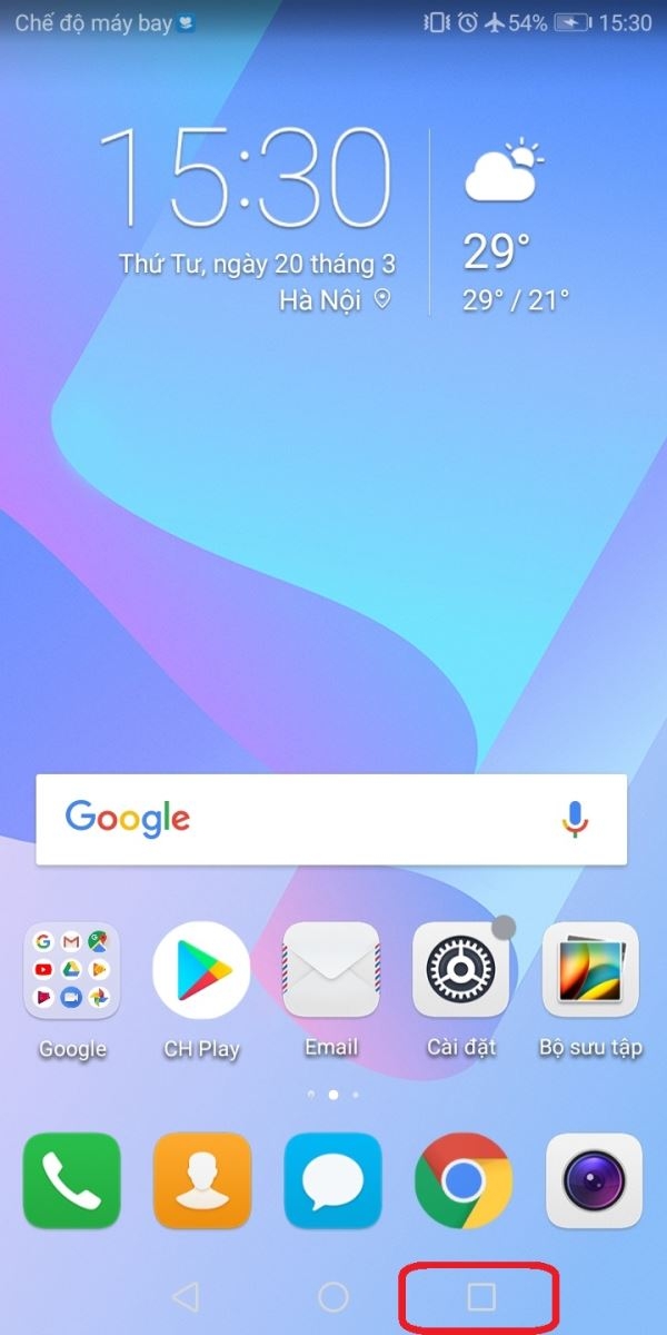 Hướng dẫn xóa ứng dụng chạy ngầm trên Huawei Y6 Prime 1