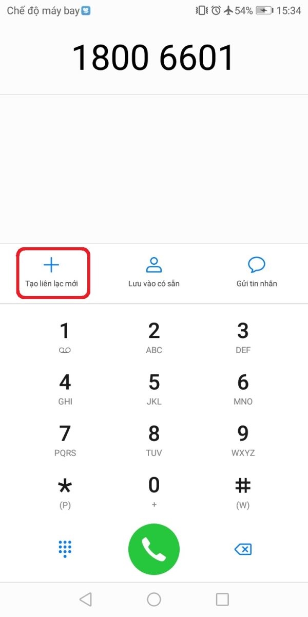 Hướng dẫn lưu tên vào danh bạ trên Huawei Y6 Prime 3