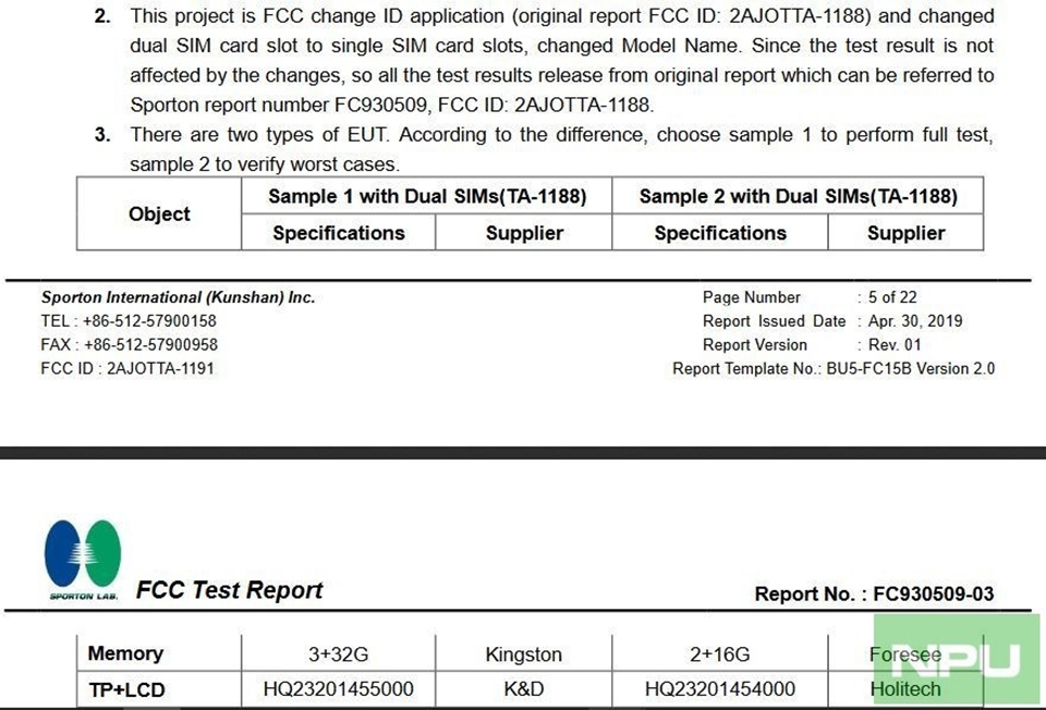 Nokia Wasp đạt chứng nhận FCC