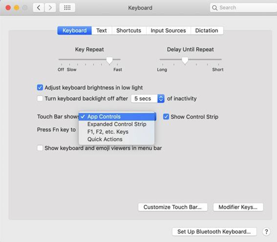 Touch Bar Macbook Pro 01