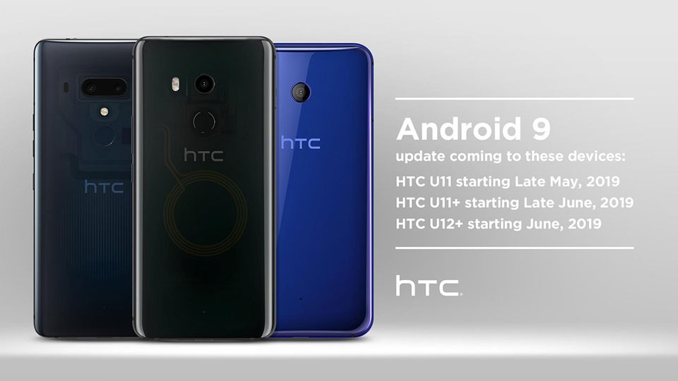 HTC sắp cập nhật U11, U11 + và U12 + lên Android Pie