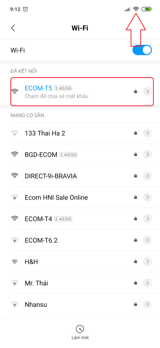 Hướng dẫn kết nối Wi-Fi trên Xiaomi Mi 8 5
